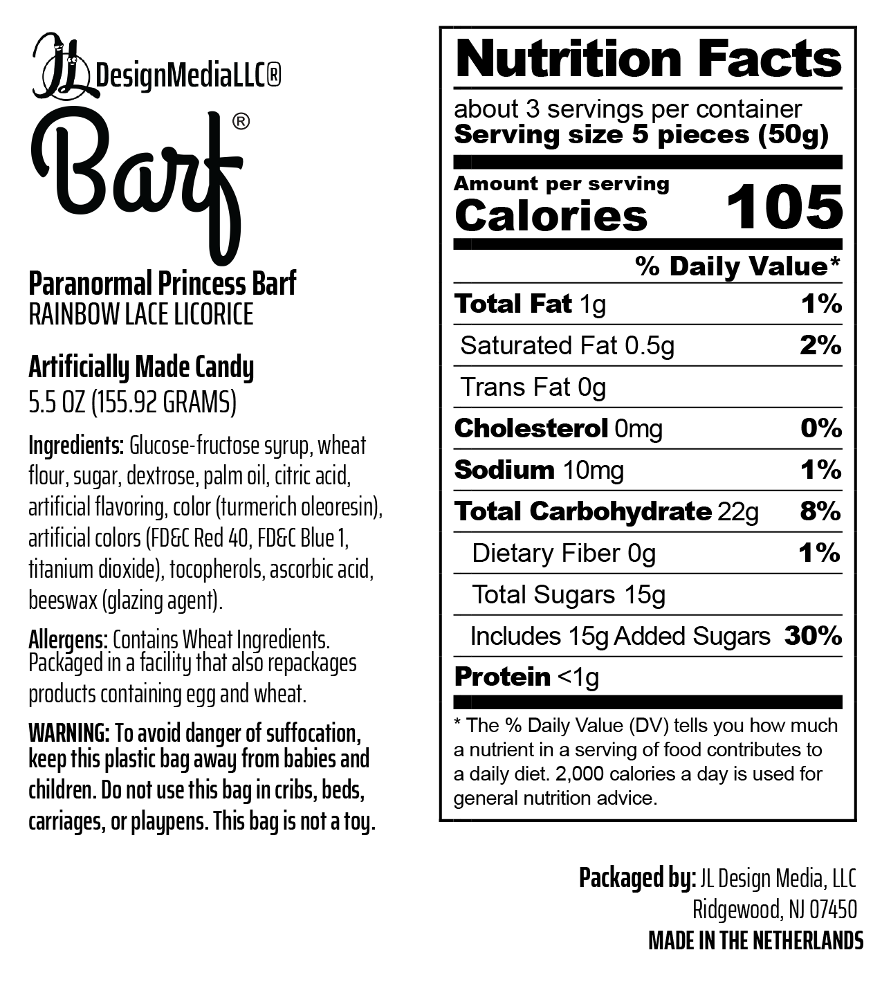 Paranormal Princess Barf