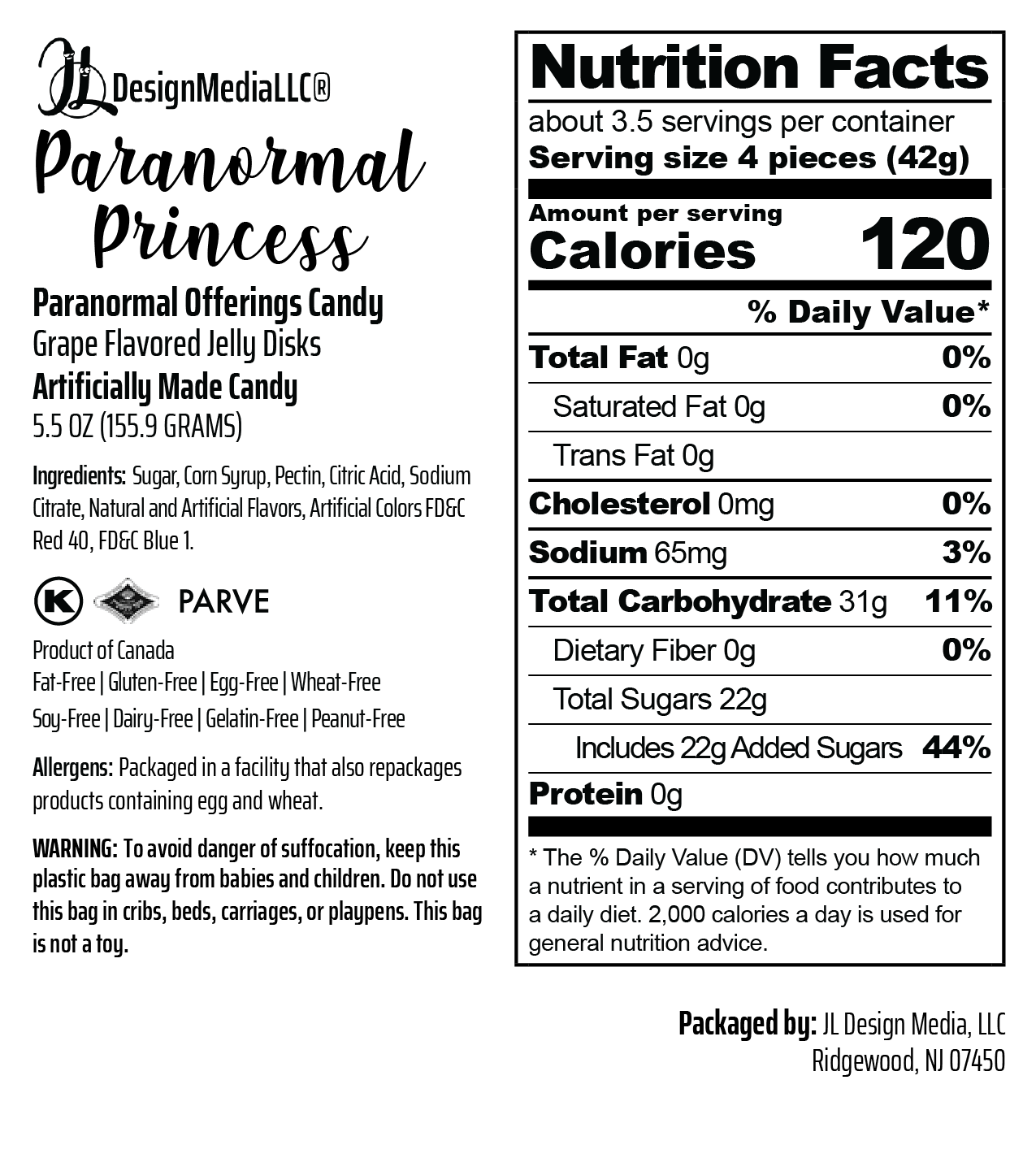 Paranormal Princess Jelly Disks