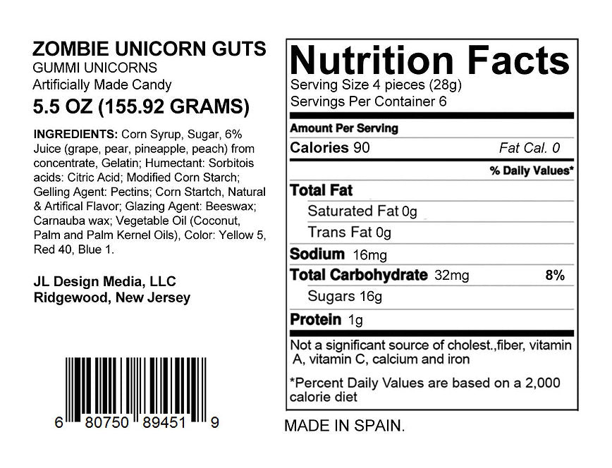 Zombie Unicorn Guts
