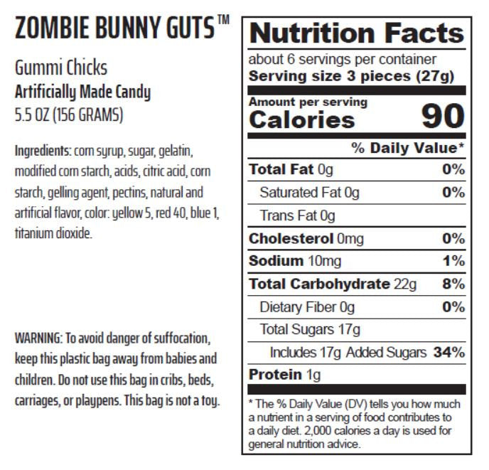 Zombie Bunny Guts