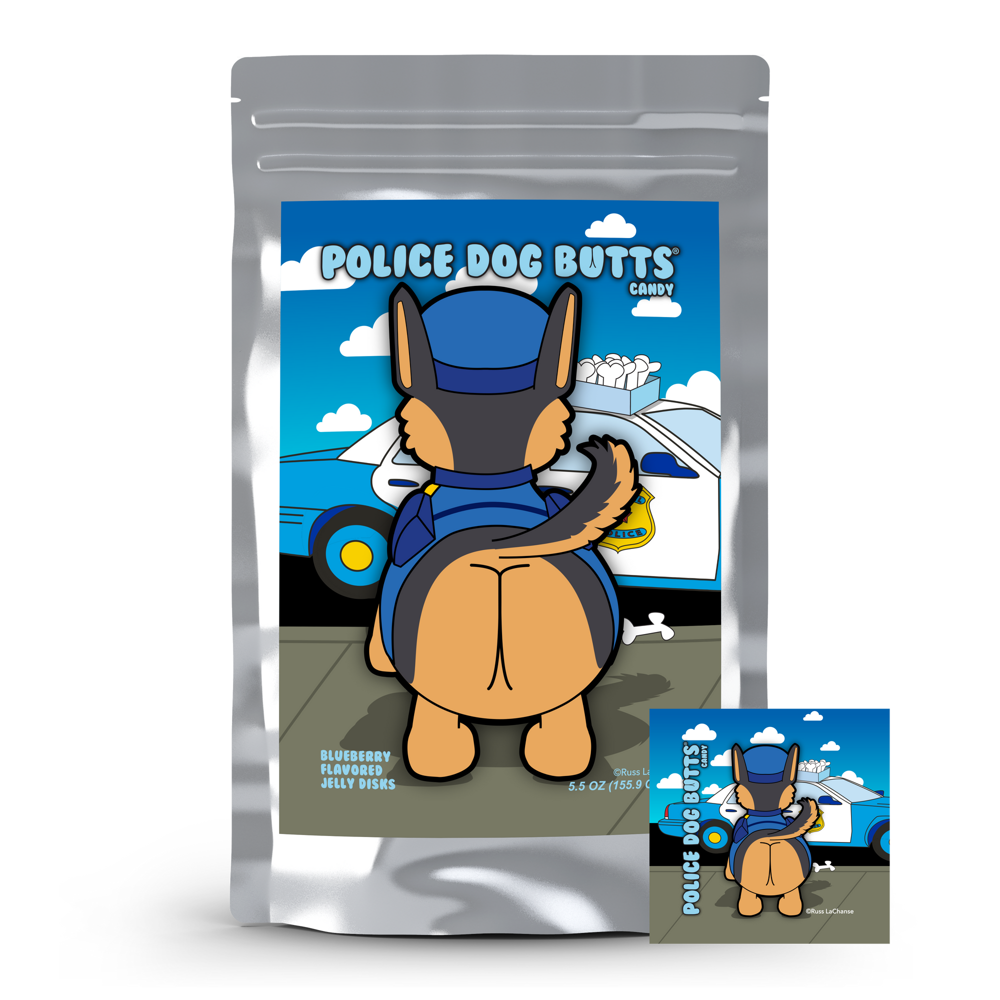 Police Dog Butts