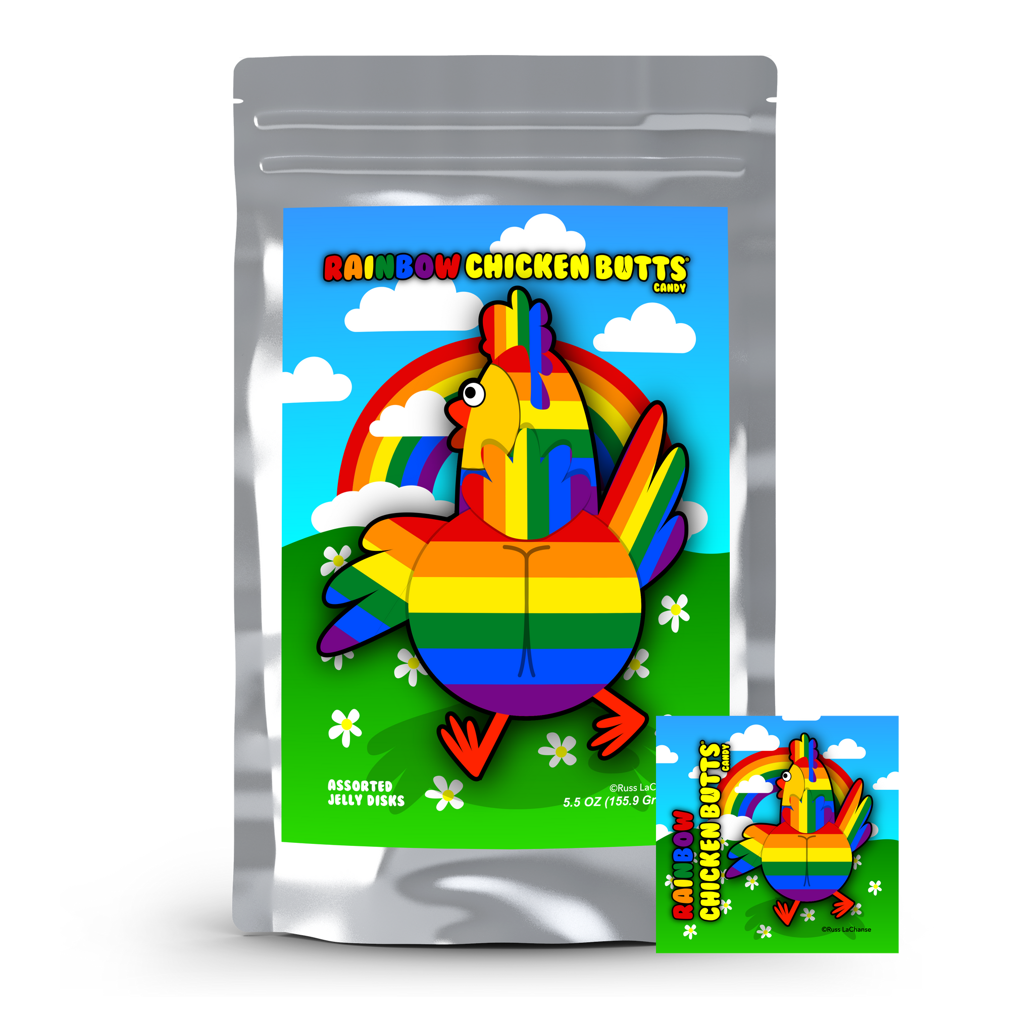 Rainbow EDM Chicken Butts