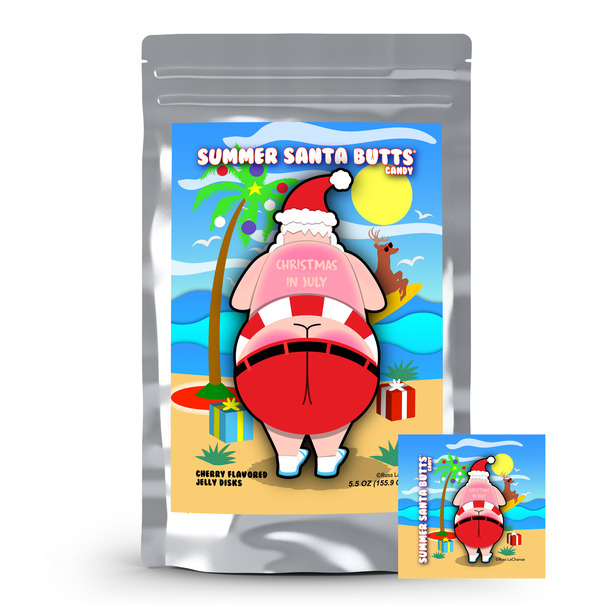 Summer Santa Butts