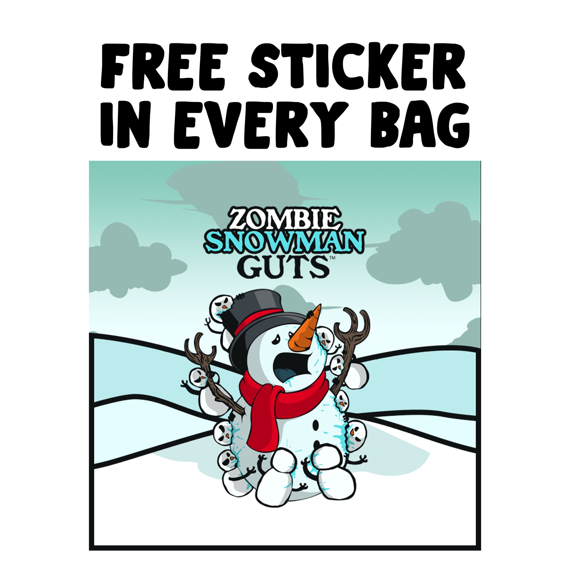 Zombie Snowman Guts